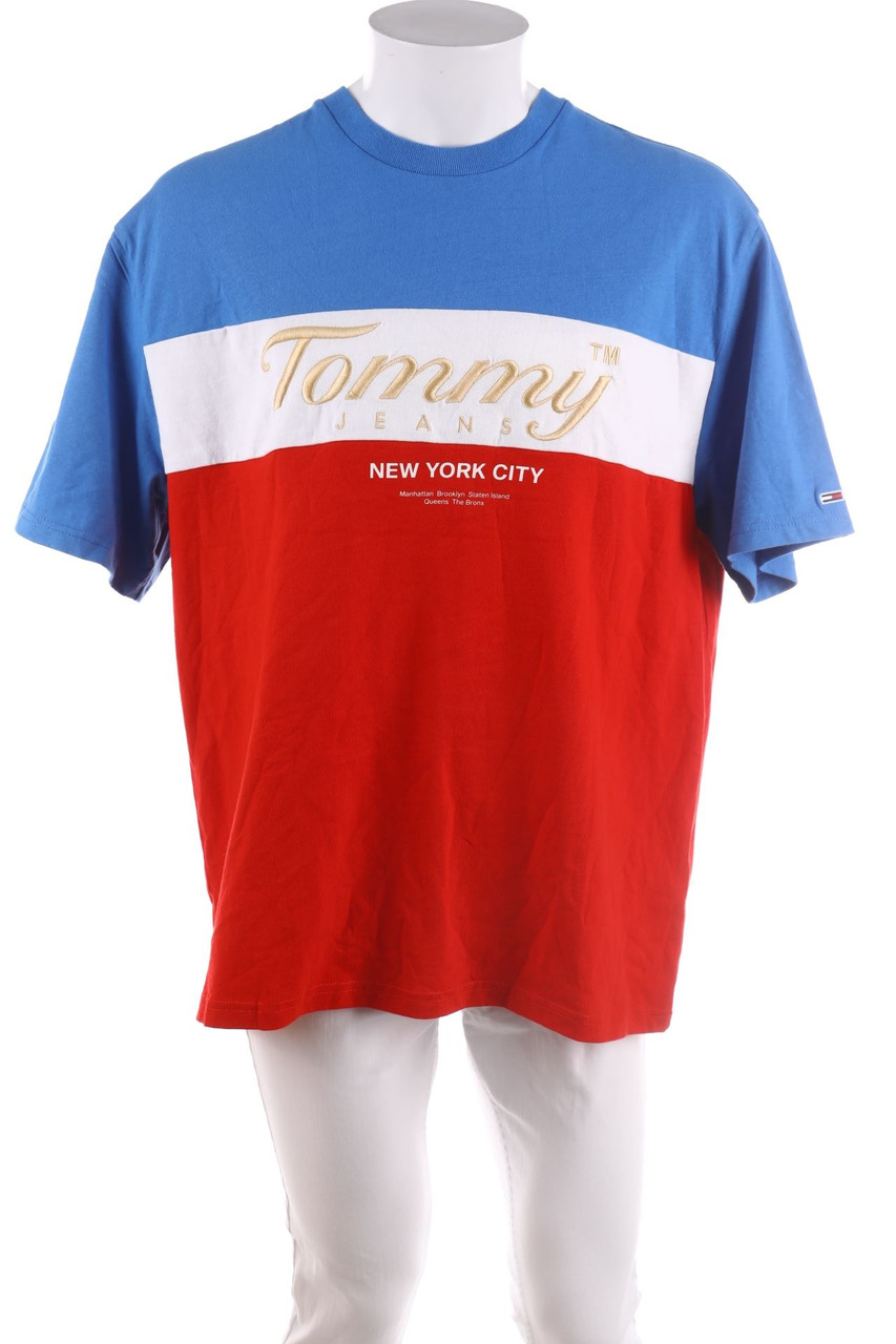 TOMMY JEANS Tommy Hilfiger - T-Shirt mit Rundhals aus Baumwolle - L