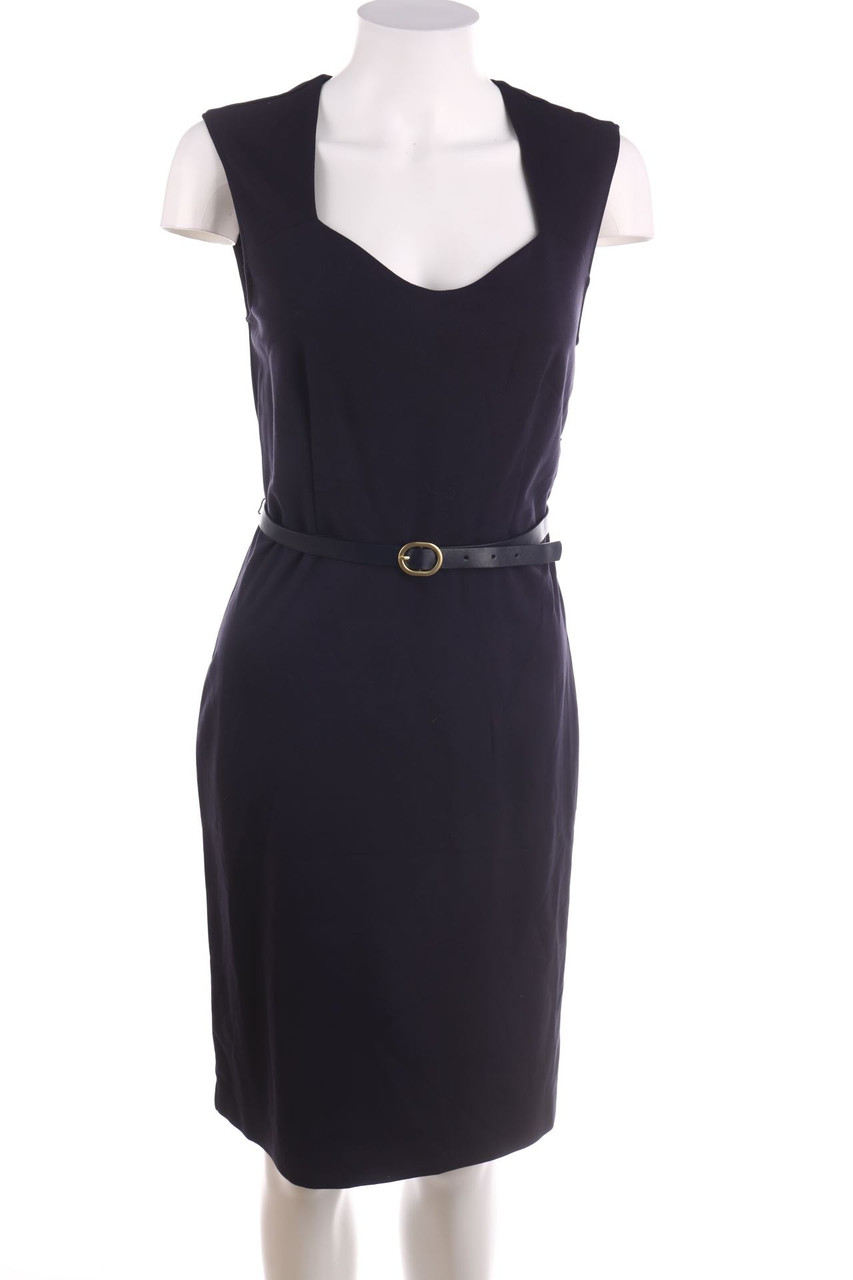 comma - Business-Sheath-Dress with Belt - XS
