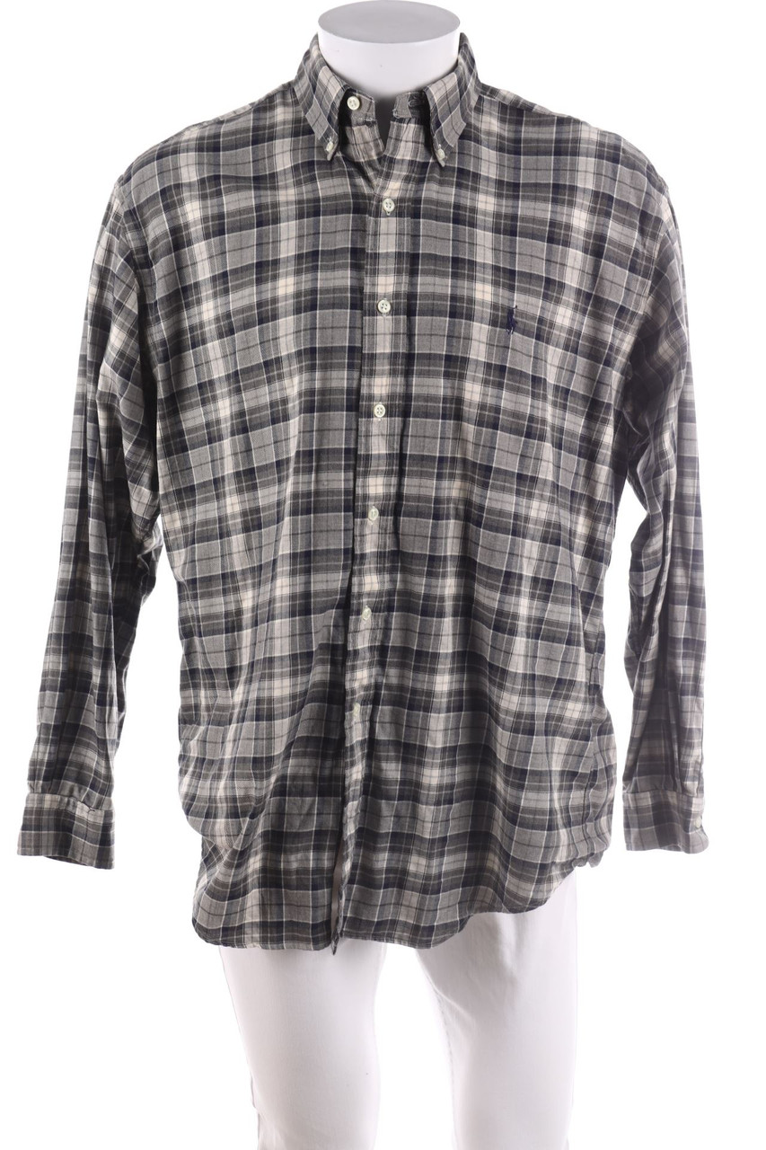 RALPH LAUREN - kariertes Button-down-Hemd - M