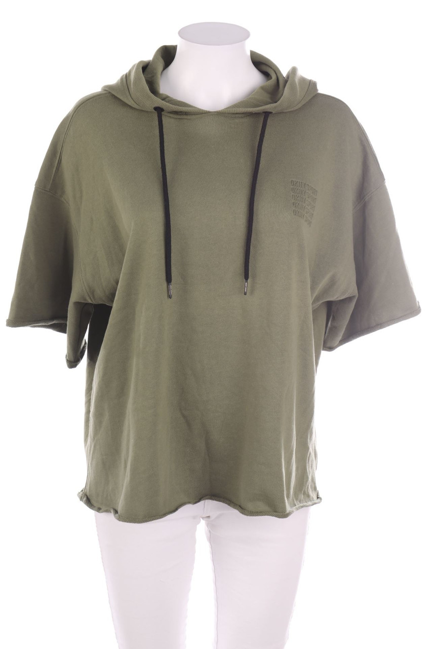 DKNY SPORT - Oversize-Sweatshirt with Embossed Logo - XS