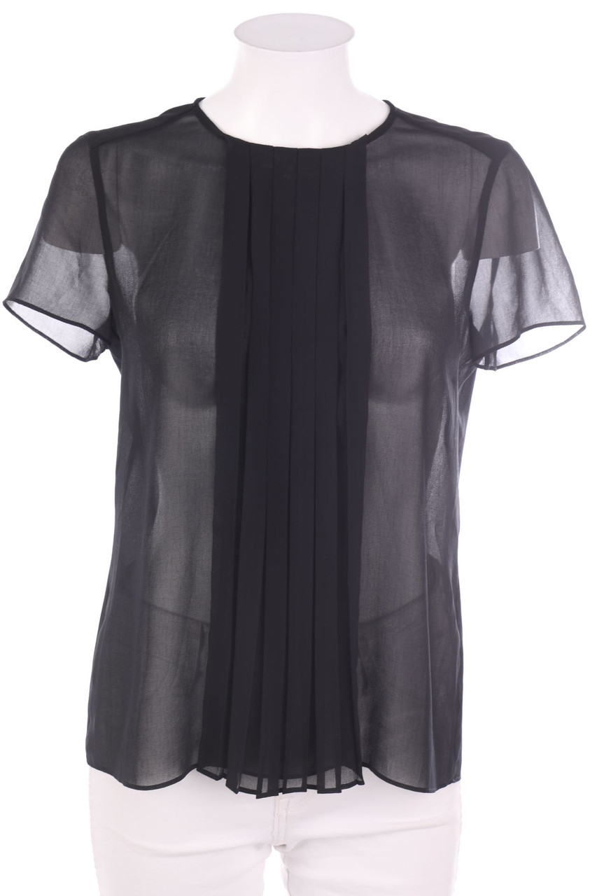 LUISA CERANO - Chiffon-Kurzarm-Bluse - M