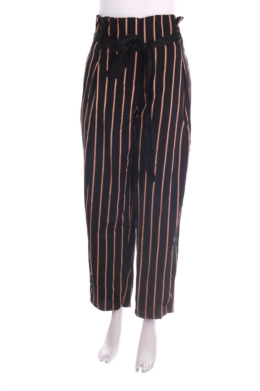 MARC CAIN - Paperbag Pants with Stripes - D 40