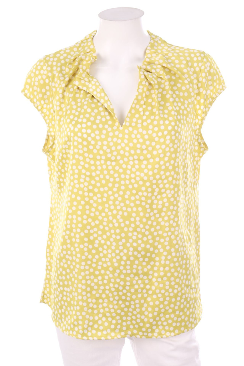 comma - Shortsleeve Blouse with Dots - XL