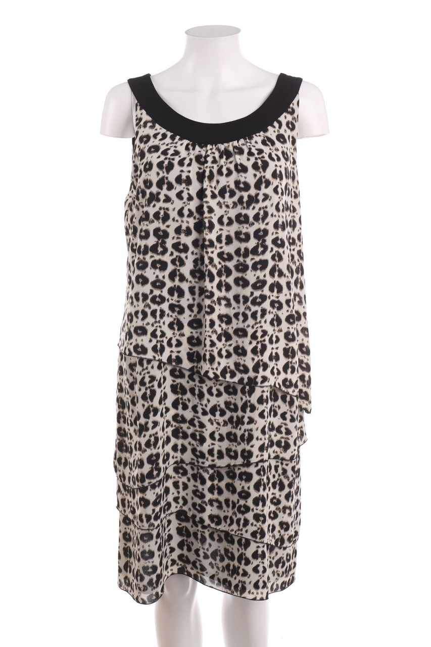 TAIFUN - Dress with Leo Print - XL