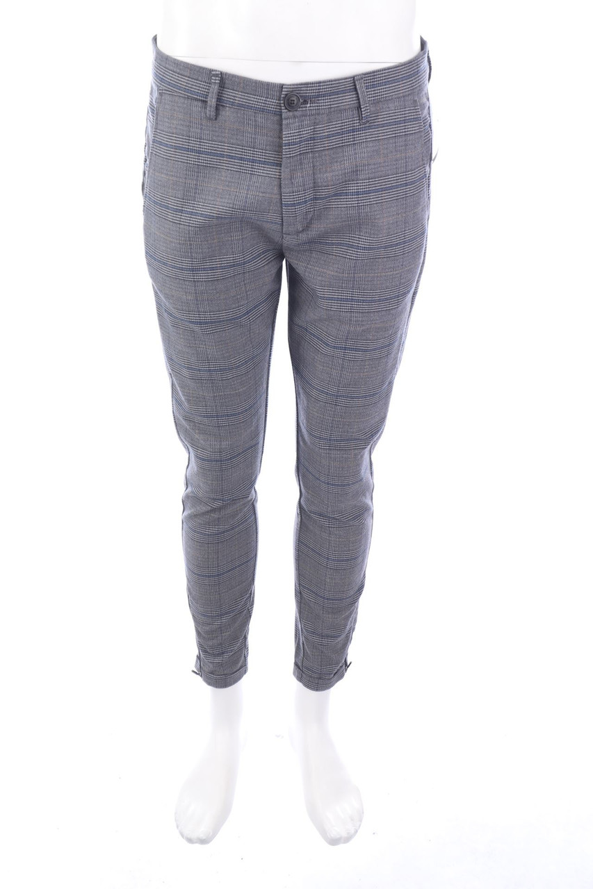 GABBA - Chino-Hose mit Karo-Muster - L