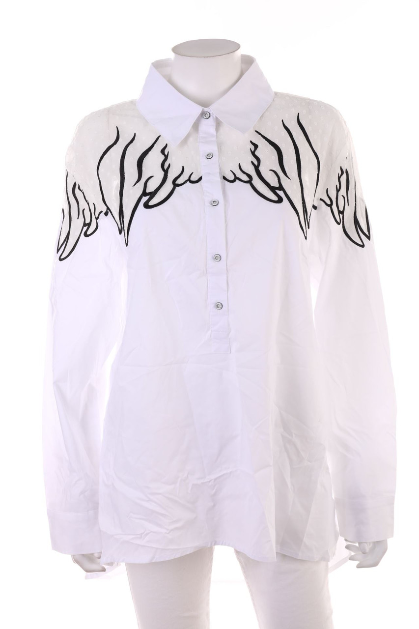 BIRDS OF LOVE - Cotton Blouse - XL