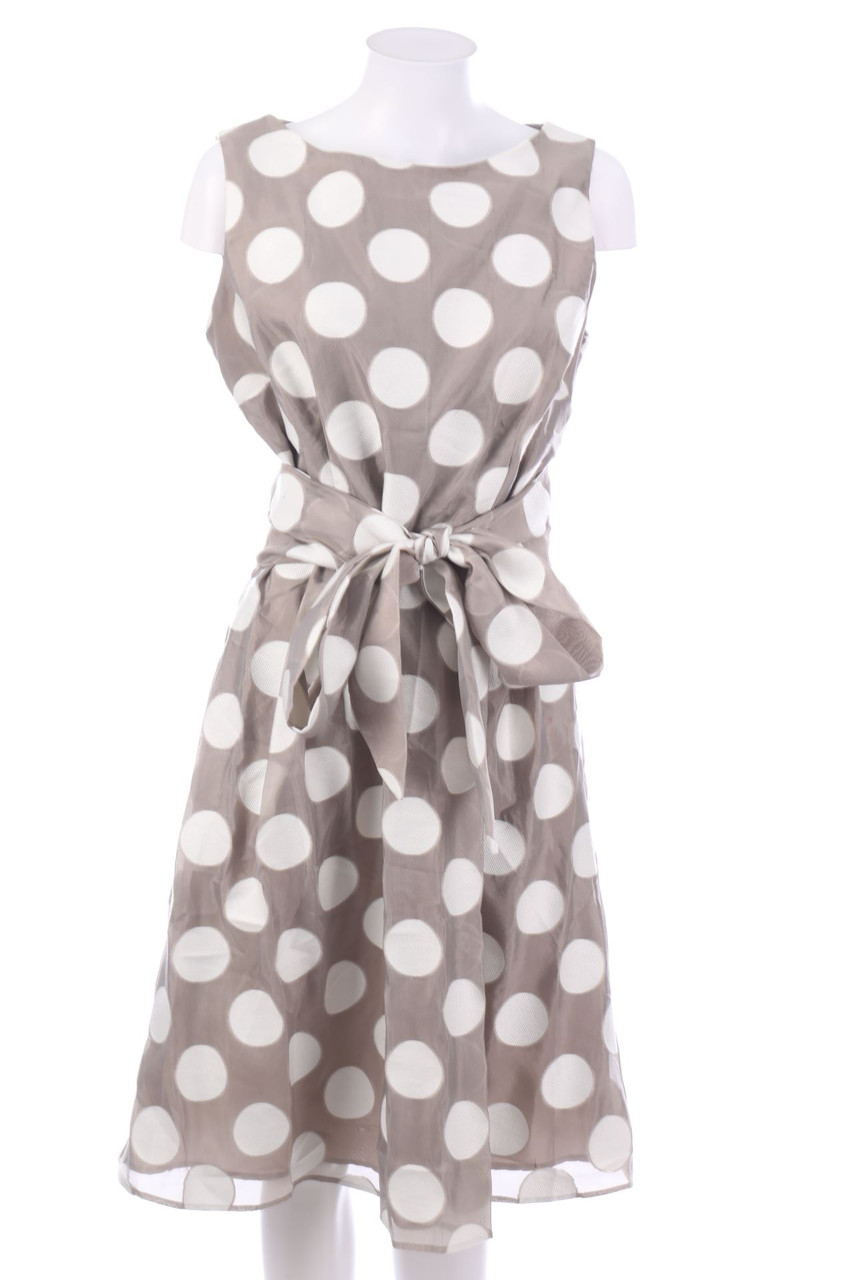 Phase Eight - Dress with Polka Dots, 60s-style - L