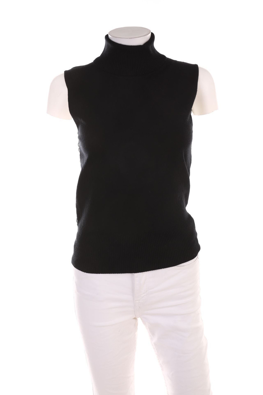 LUISA CERANO - Sweater Vest with Lace - XS