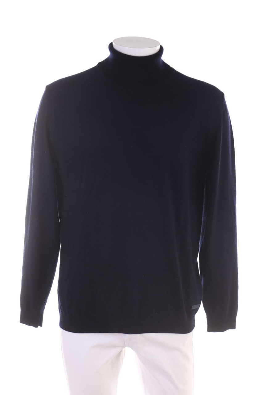 pierre cardin - Pullover mit Rollkragen aus Schurwoll-Mix - XL