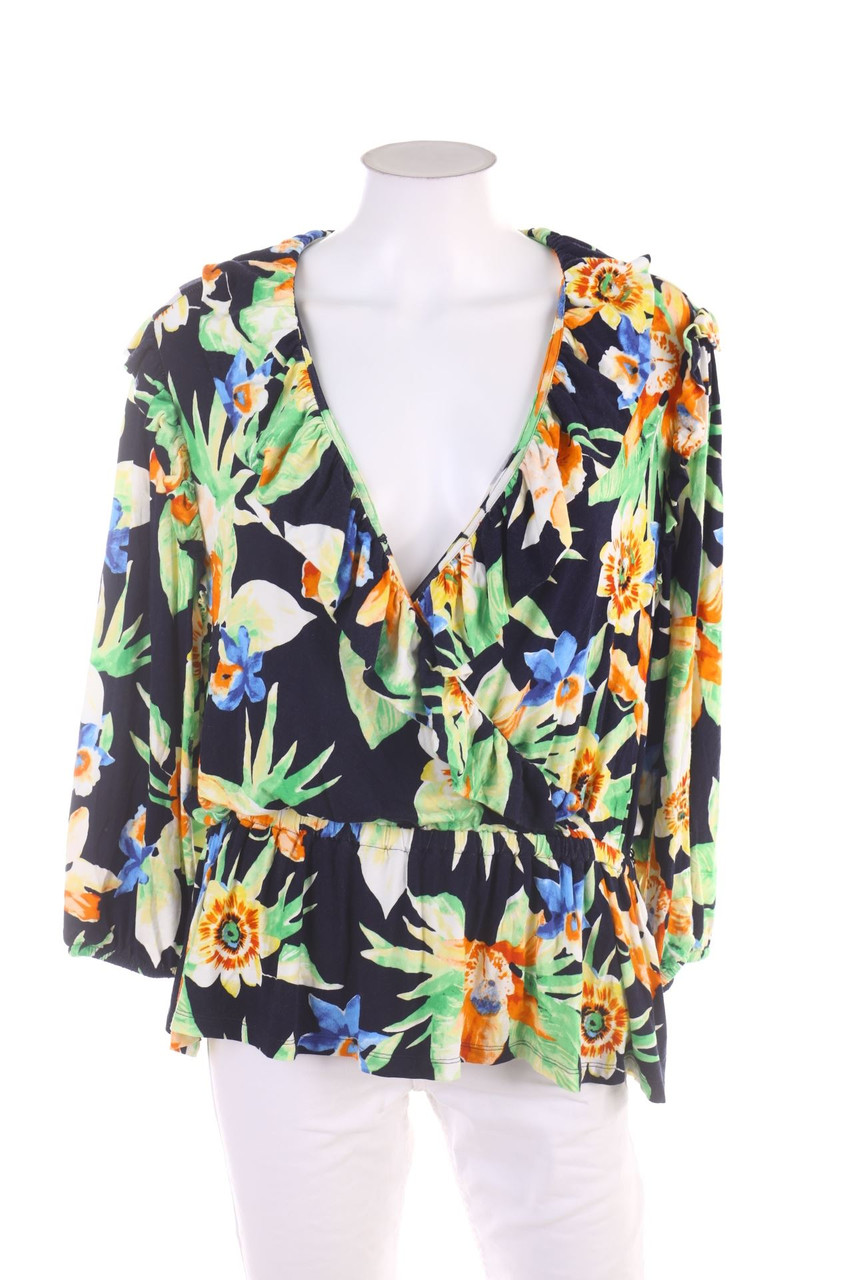 LAUREN RALPH LAUREN - Blouse with Wrap-Effect - XL