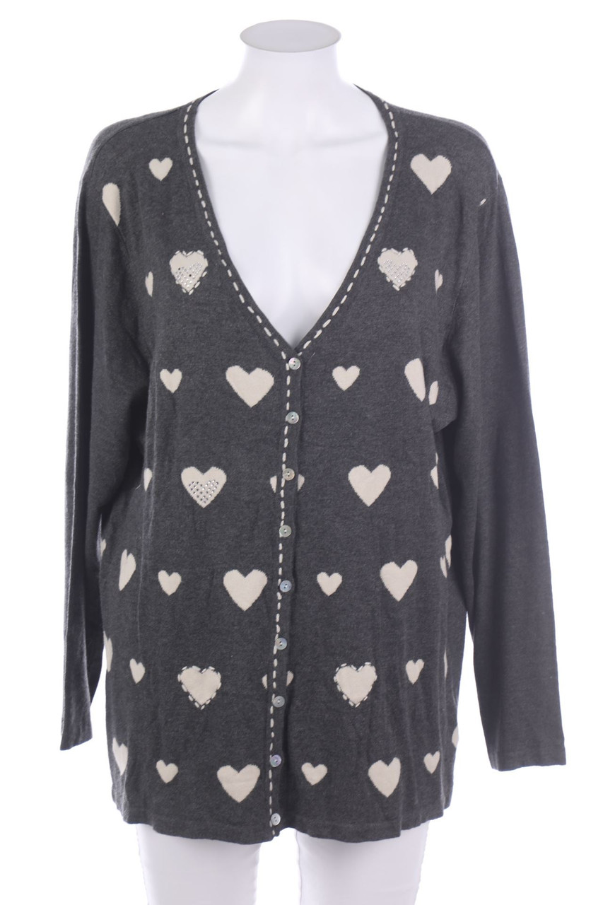 LAWRENCE GREY - Cardigan mit Strass-Steinen - XL