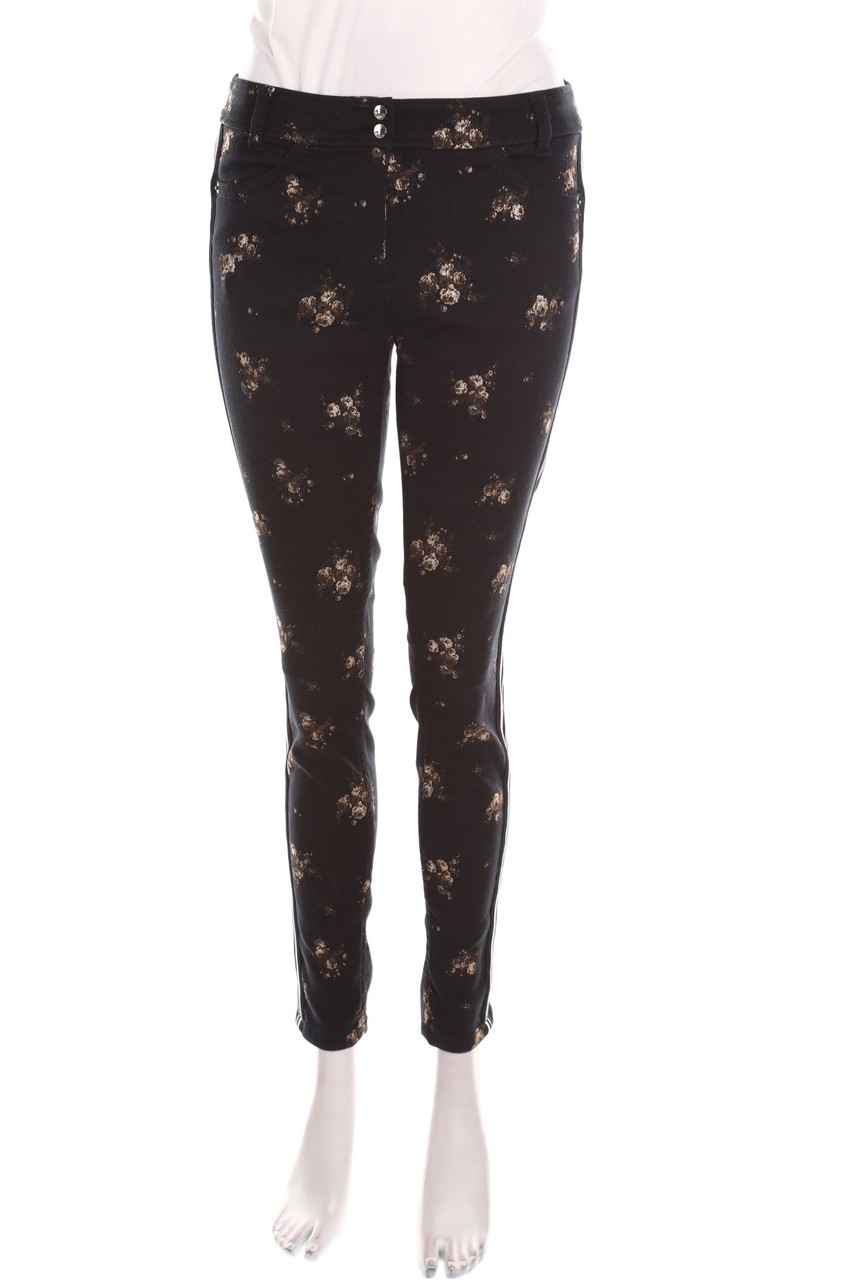 MARC CAIN - Skinny Pants with Flower Print - S