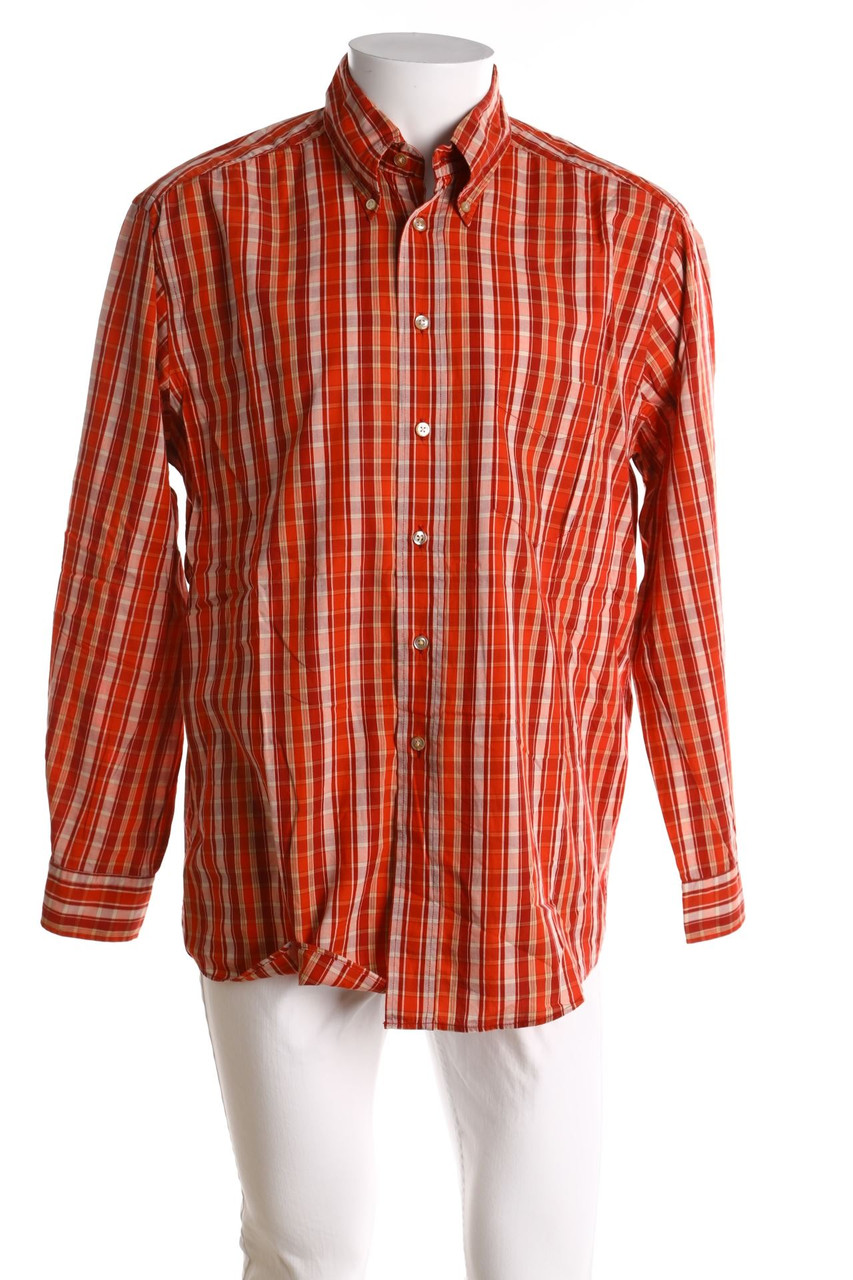 BOSS HUGO BOSS - kariertes Button-down-Hemd - L