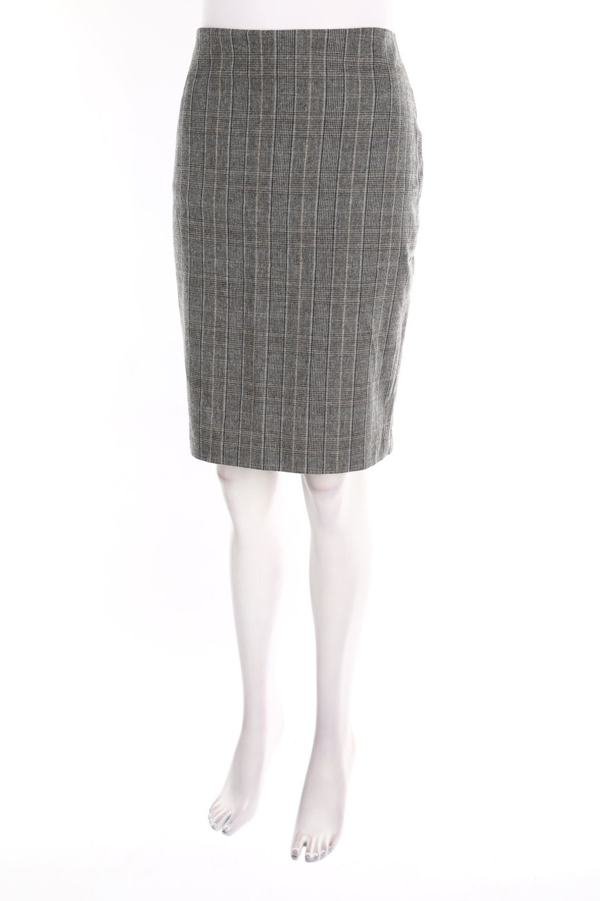 RENÉ LEZARD - Checked Skirt with wool - L