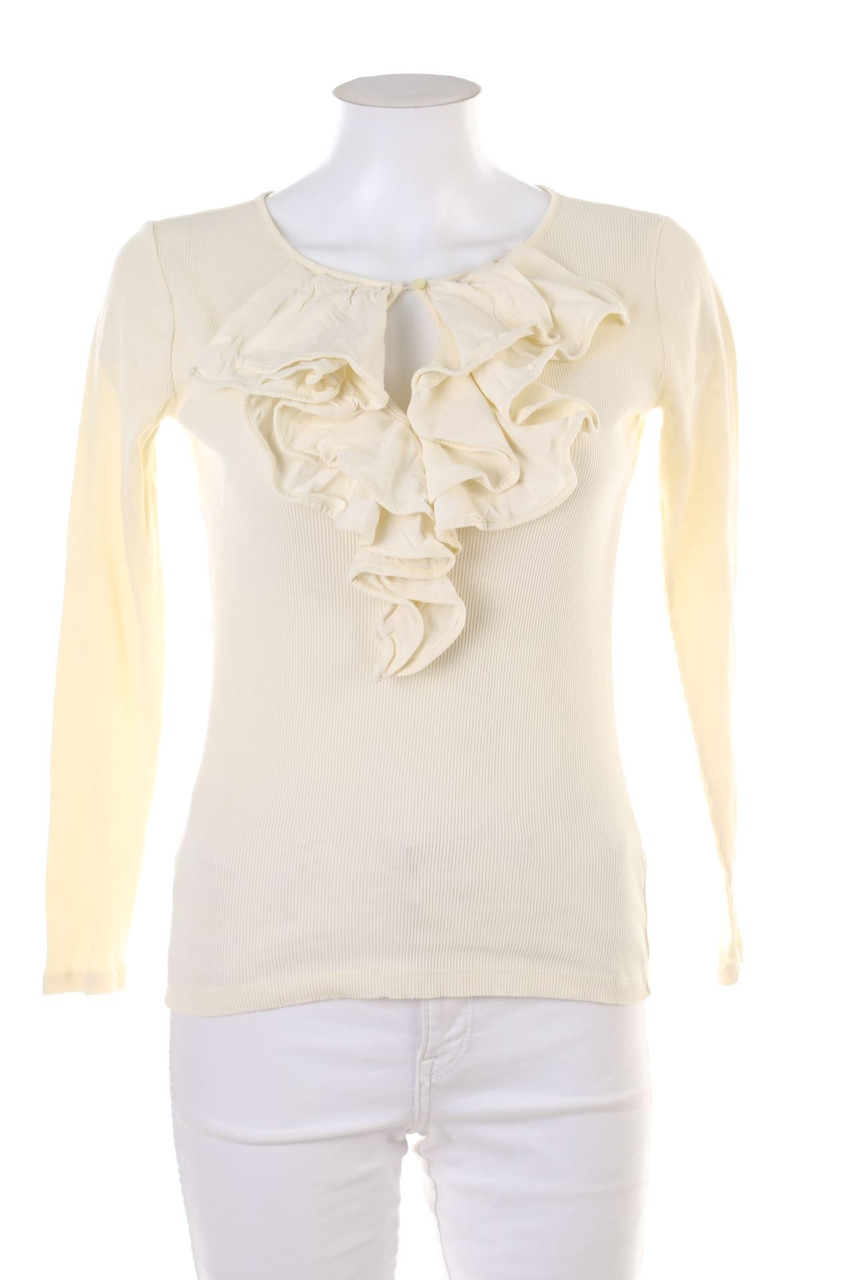 LAUREN by Ralph Lauren - Strick-Pullover mit Volants - XS