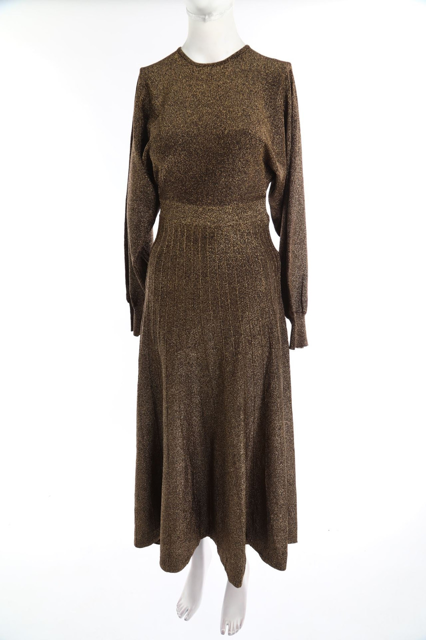 maje - Maxi-Abendkleid mit Glitzer - M