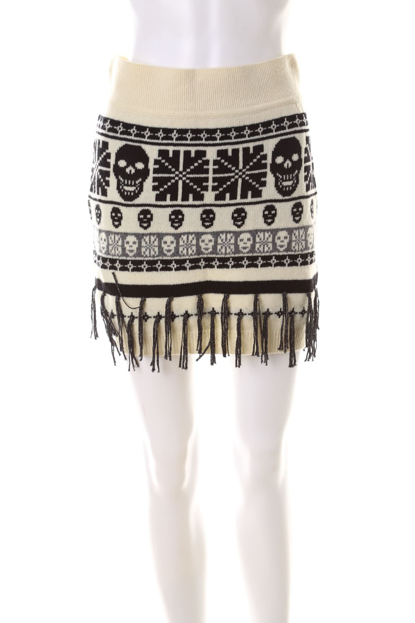 PHILIPP PLEIN COUTURE - Mini-Strickrock aus Woll-Mix - M