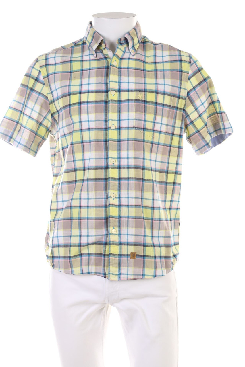 Marc O´Polo - checked shortsleeve shirt - M