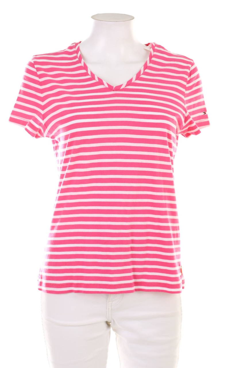 TOMMY HILFIGER - Kurzarm-Shirt mit Streifen - XS