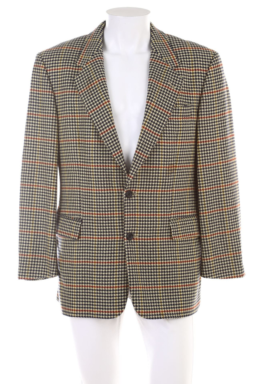 BOSS HUGO BOSS - Cashmere blazer, Checked - L