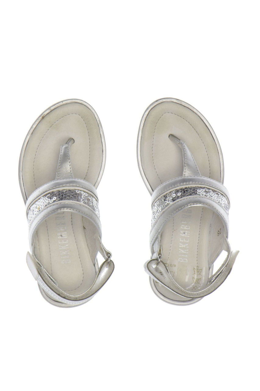 BIKKEMBERGS - Leather shoes with Sequins