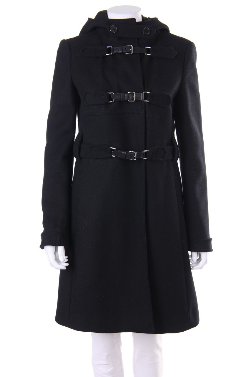 PRADA - Mantel aus reiner Schurwolle mit Riegeln - D 40