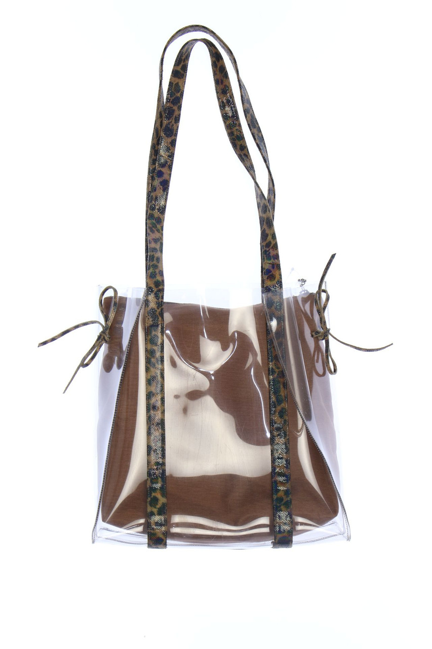 STUART WEITZMAN - Handtasche mit Leo-Print