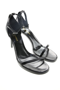 SAINT LAURENT PARIS - high heel sandals, Real Leather
