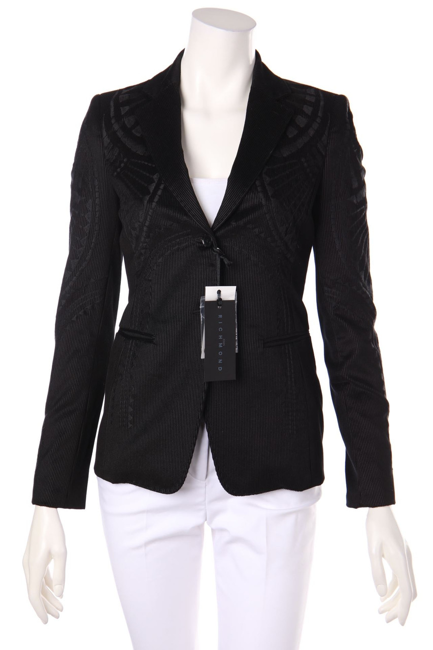 JOHN RICHMOND - Cord-Blazer mit Stickereien - D 38