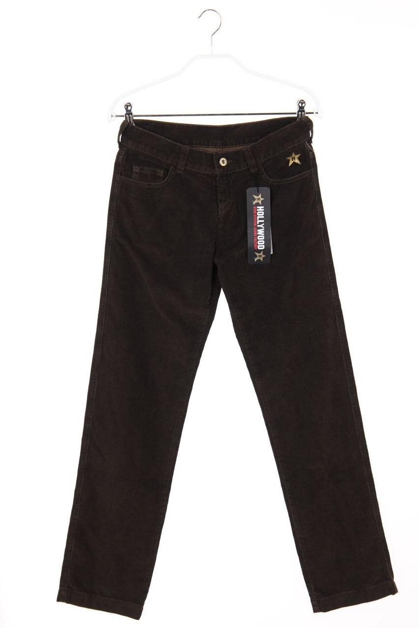 HOLLYWOOD MILANO - Cord-Hose mit Logo-Stickerei - XS