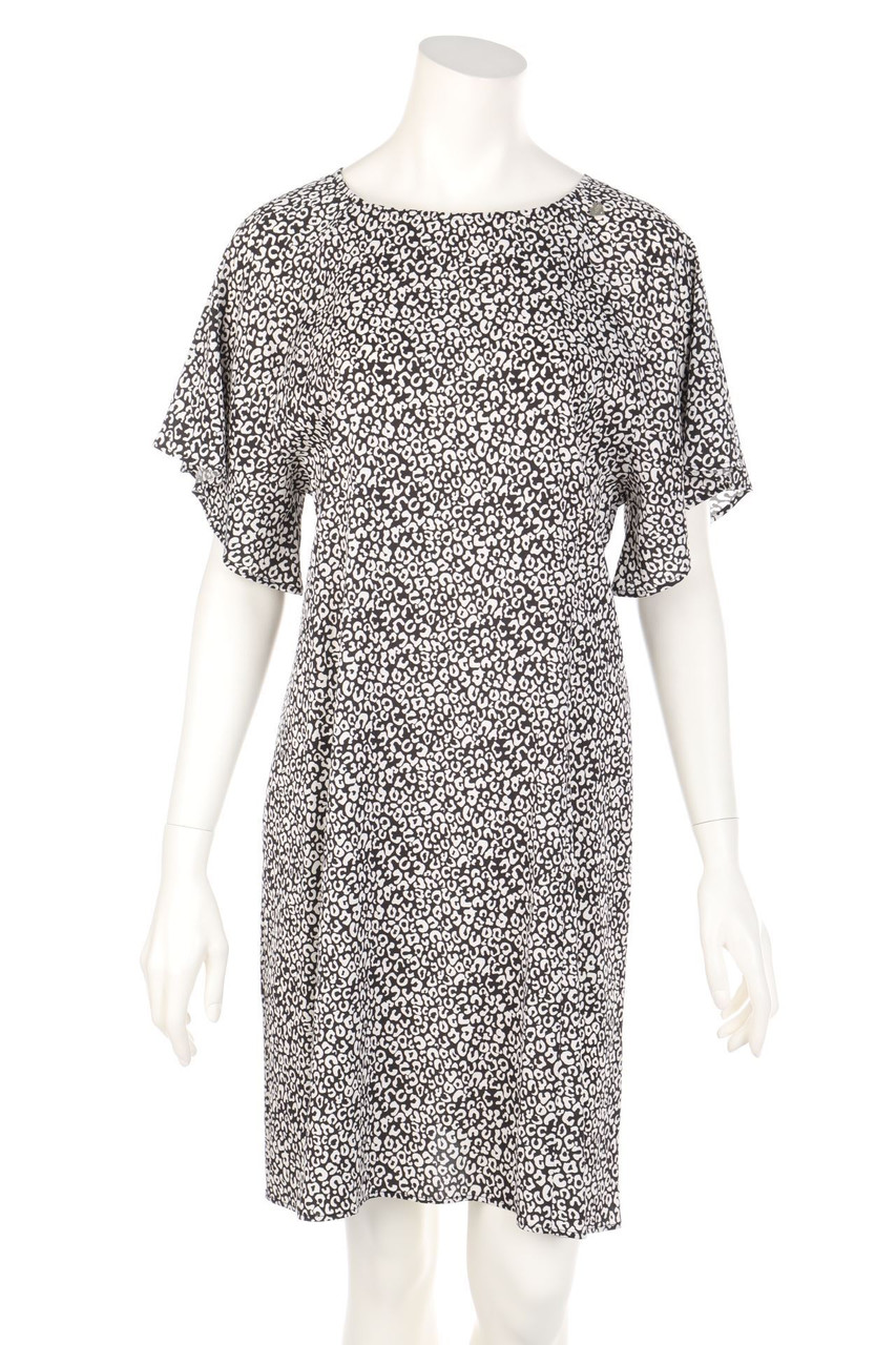 BLUGIRL Folies - dress with Leo Print - D 38