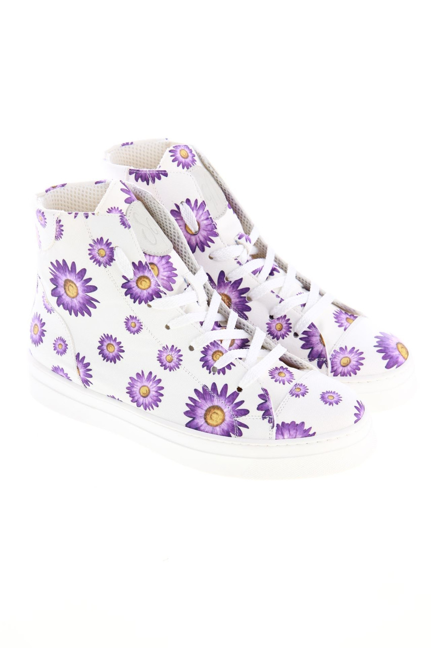 SGN GIANCARLO PAOLI - High-Top Sneakers mit Blumen-Print