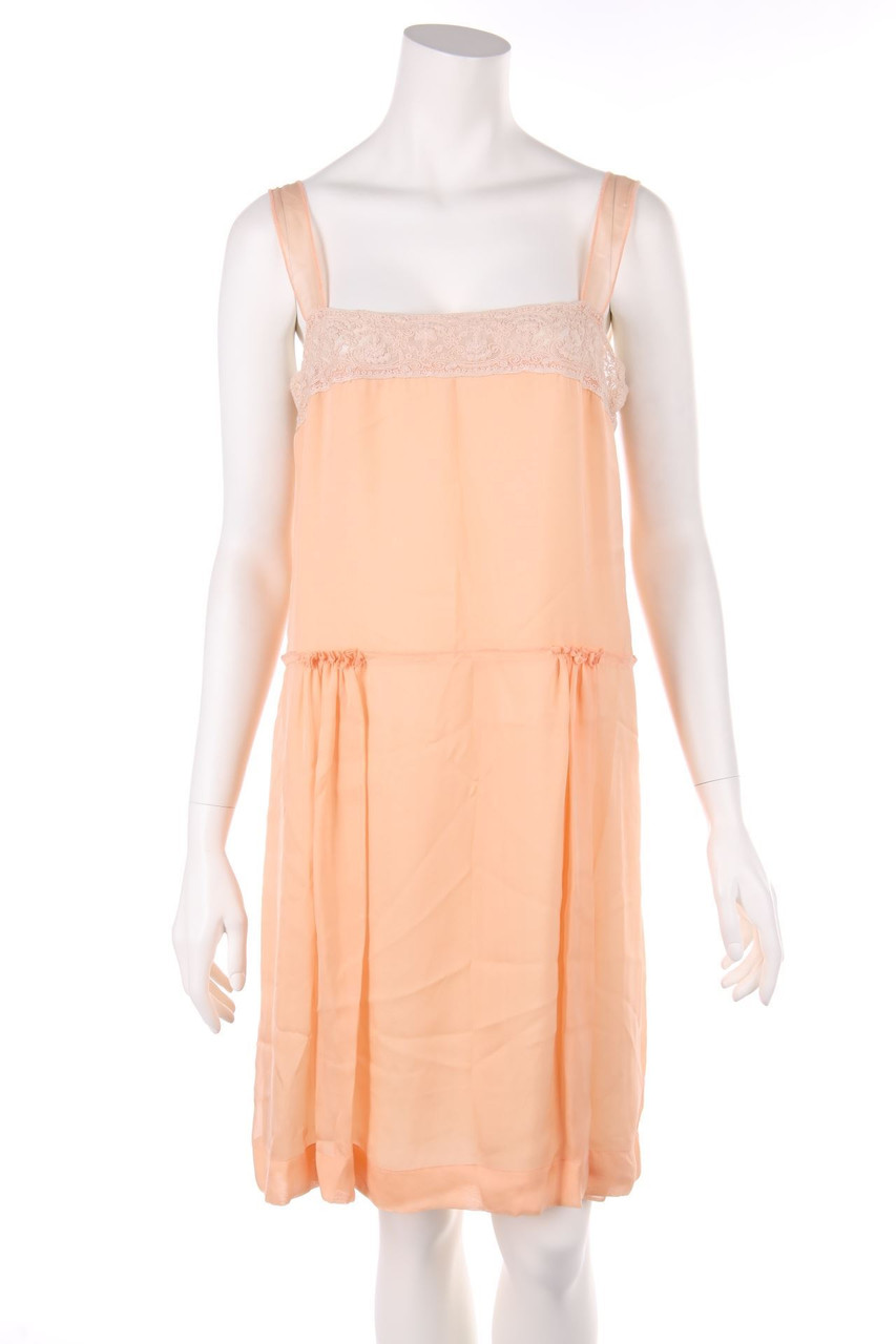PHILOSOPHY DI ALBERTA FERRETTI - Silk Dress with Lace - D 38