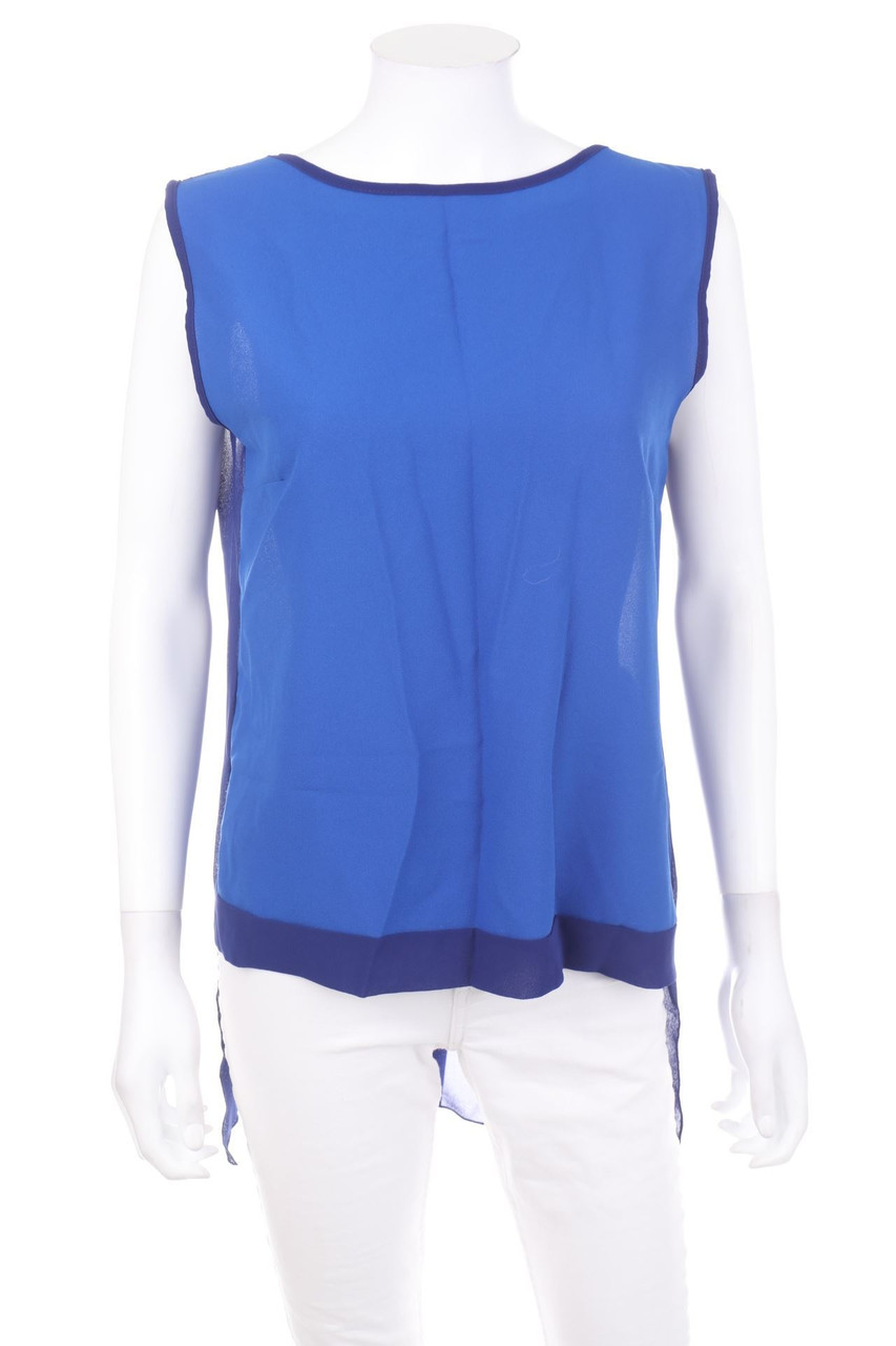 MIA SULIMAN - Vokuhila-Blouse Top - D 40