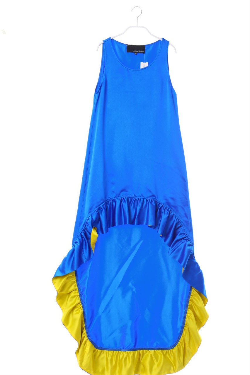 Simona Corsellini - Vokuhila-Evening Dress with Volants - XS