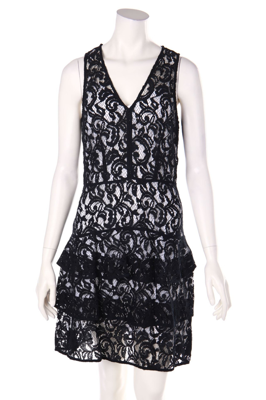 MICHAEL MICHAEL KORS - Dress, Lace with Volants - D 38