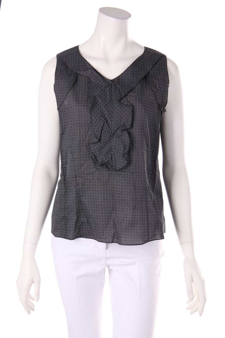 MARNI - Top mit Print mit Volants - D 42