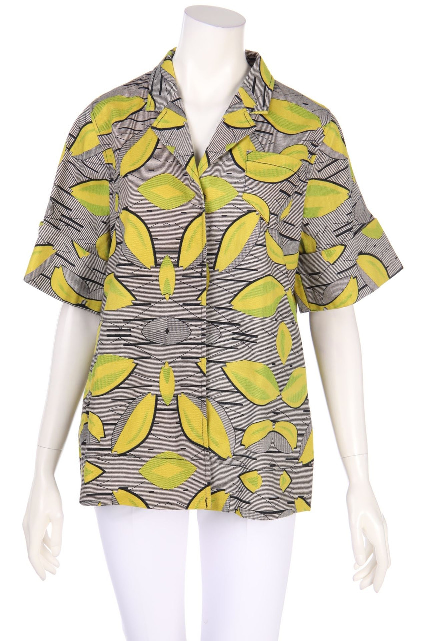 ESSENTIEL Antwerp - Kurzarm-Blazer mit Print - D 38