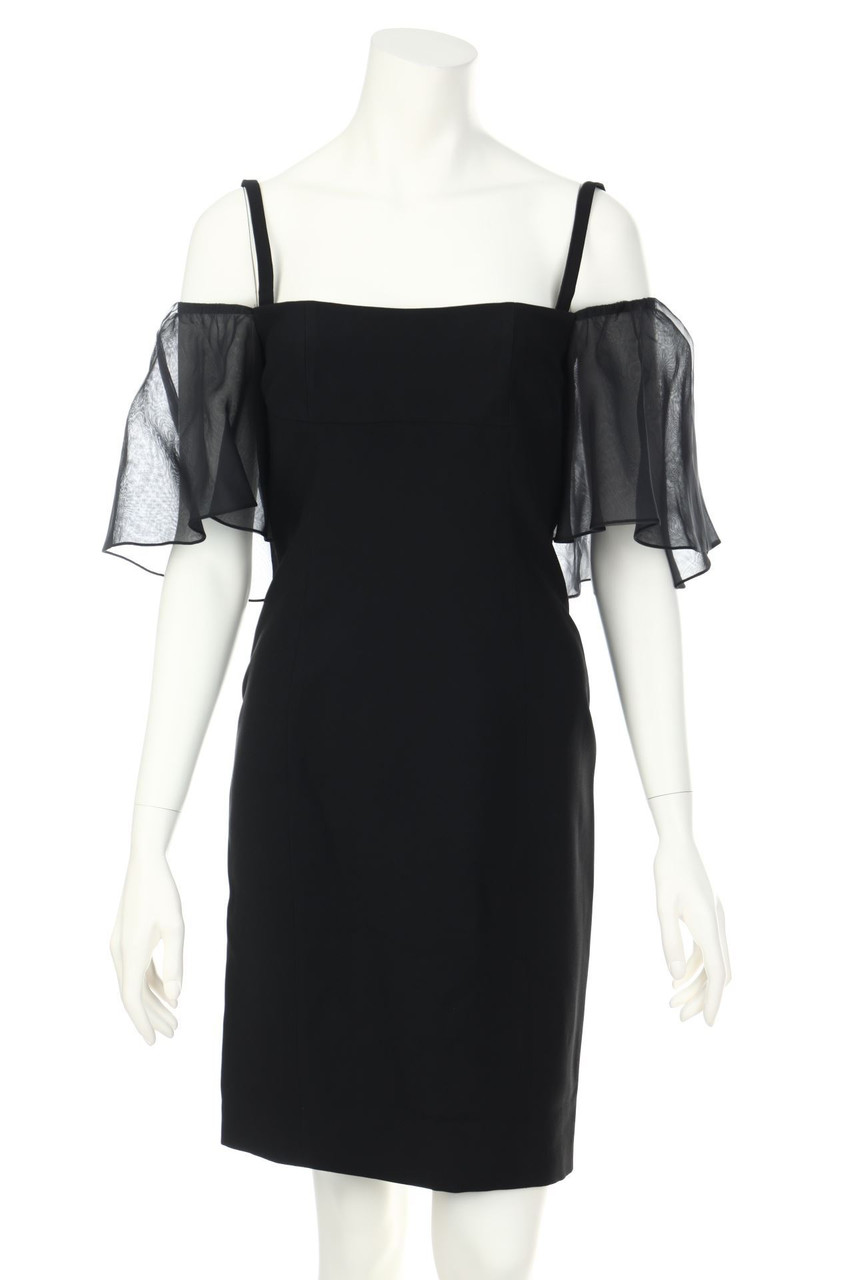 CAPUCCI - Cocktail Dress with Silk Details - D 36