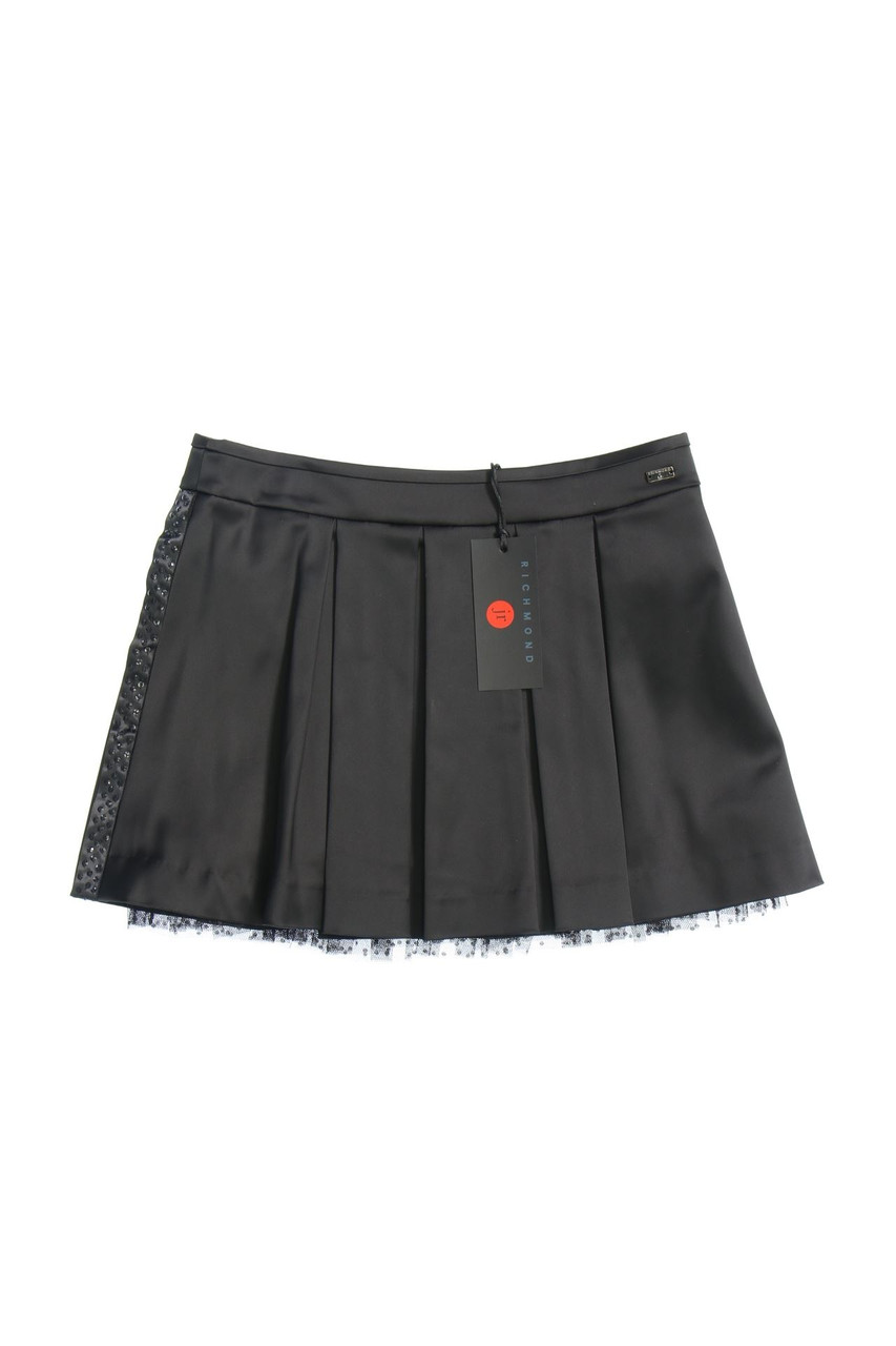 RICHMOND JR - Pleated skirt with Sequins - 122