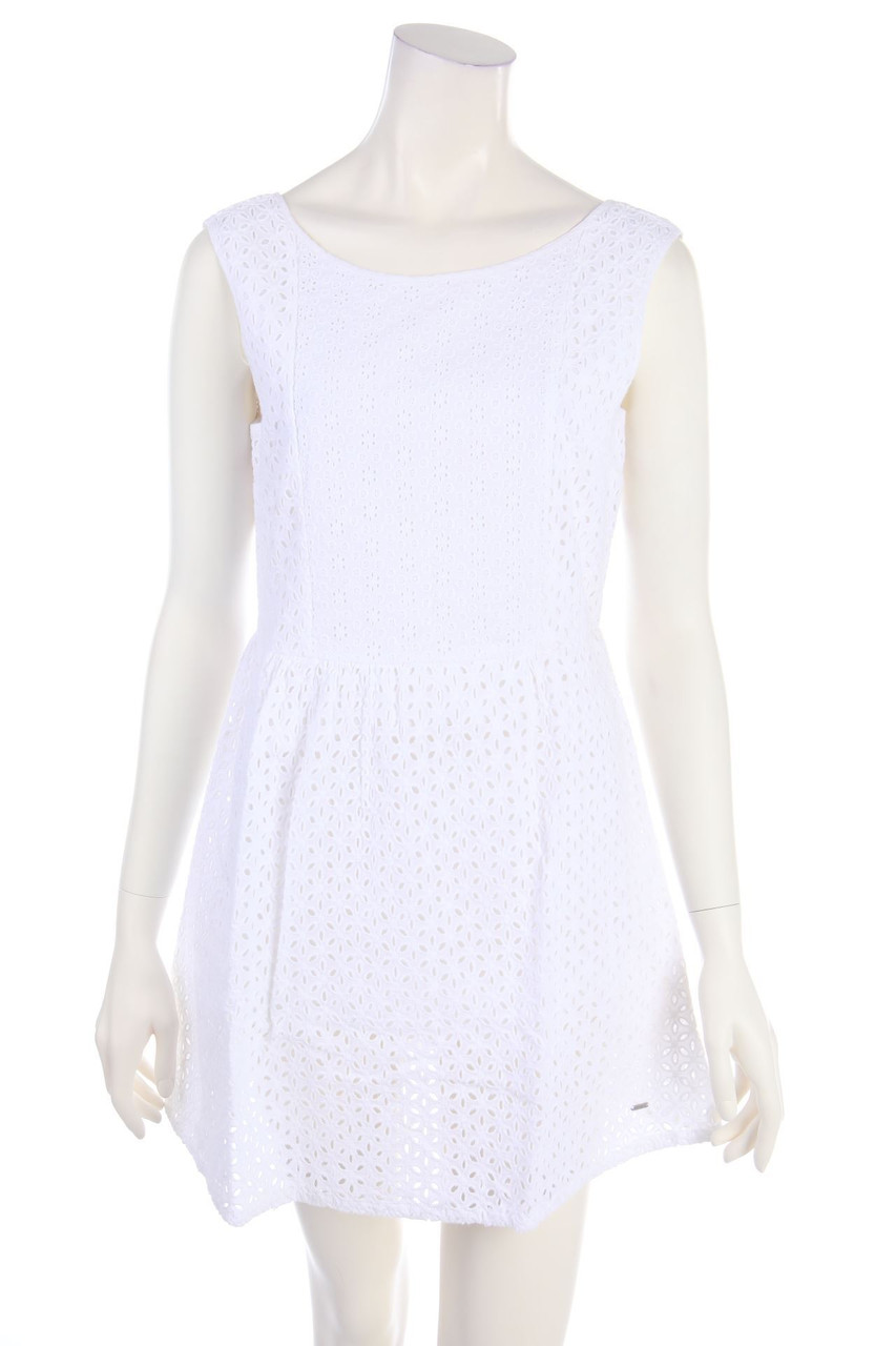 Pepe Jeans London - dress, Lace with Logo Plaque - L
