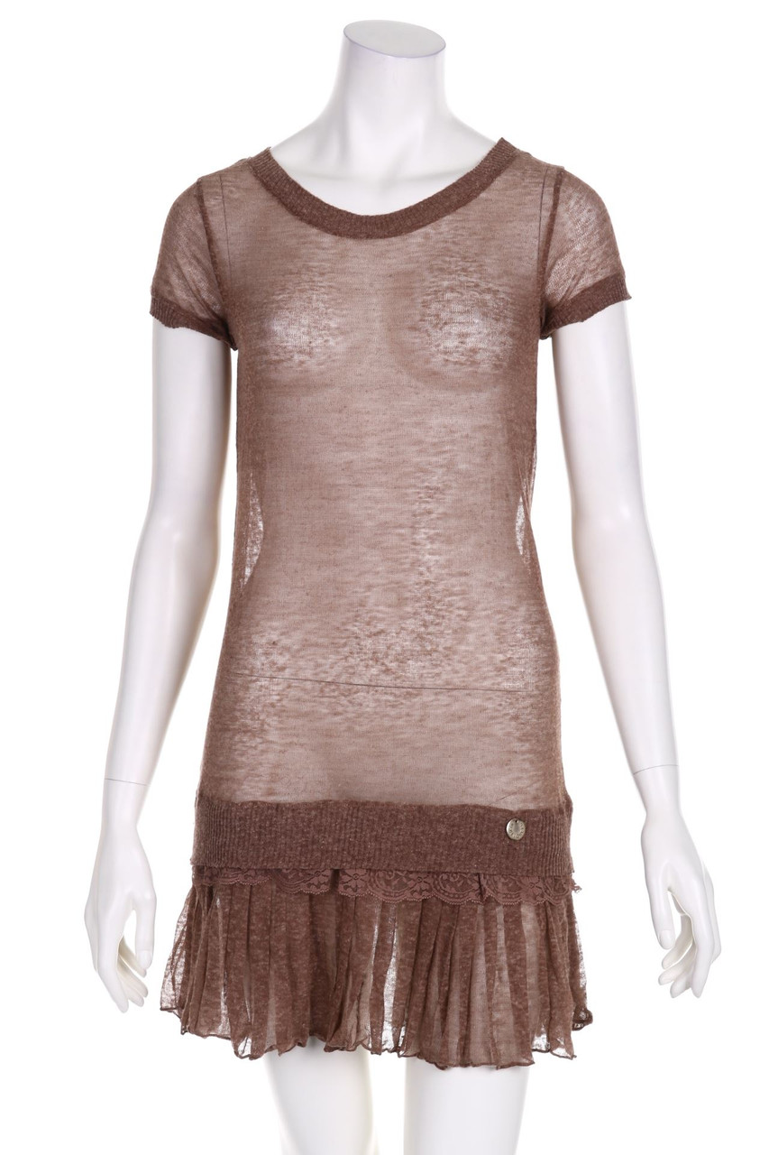 REBEL QUEEN by LIU JO - Knit Dress, Linen Mix - D 36