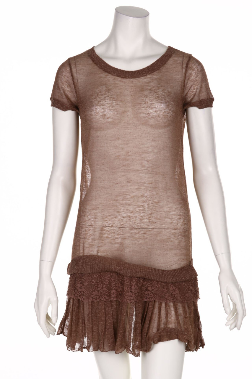 REBEL QUEEN by LIU JO - Knit Dress, Linen Mix - D 36