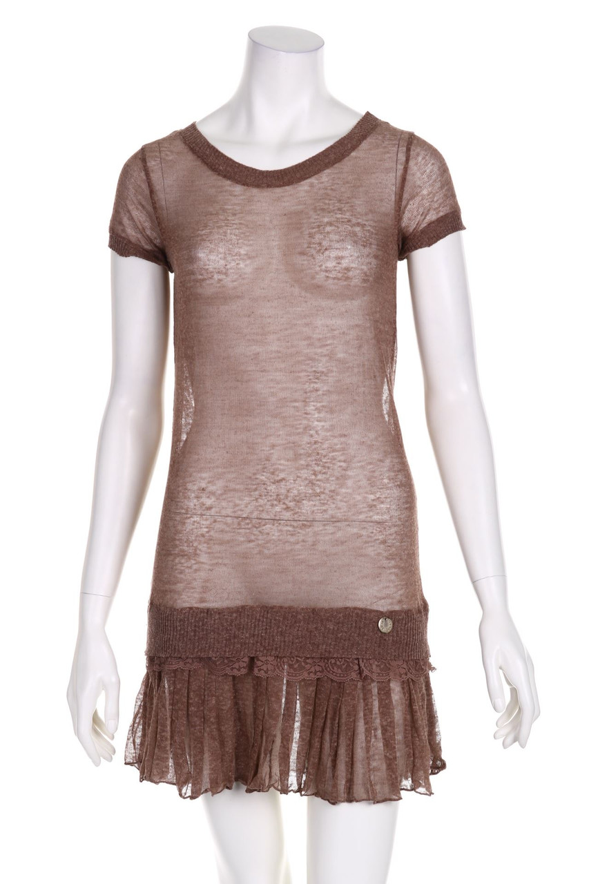 REBEL QUEEN by LIU JO - Knit Dress, Linen Mix - D 36