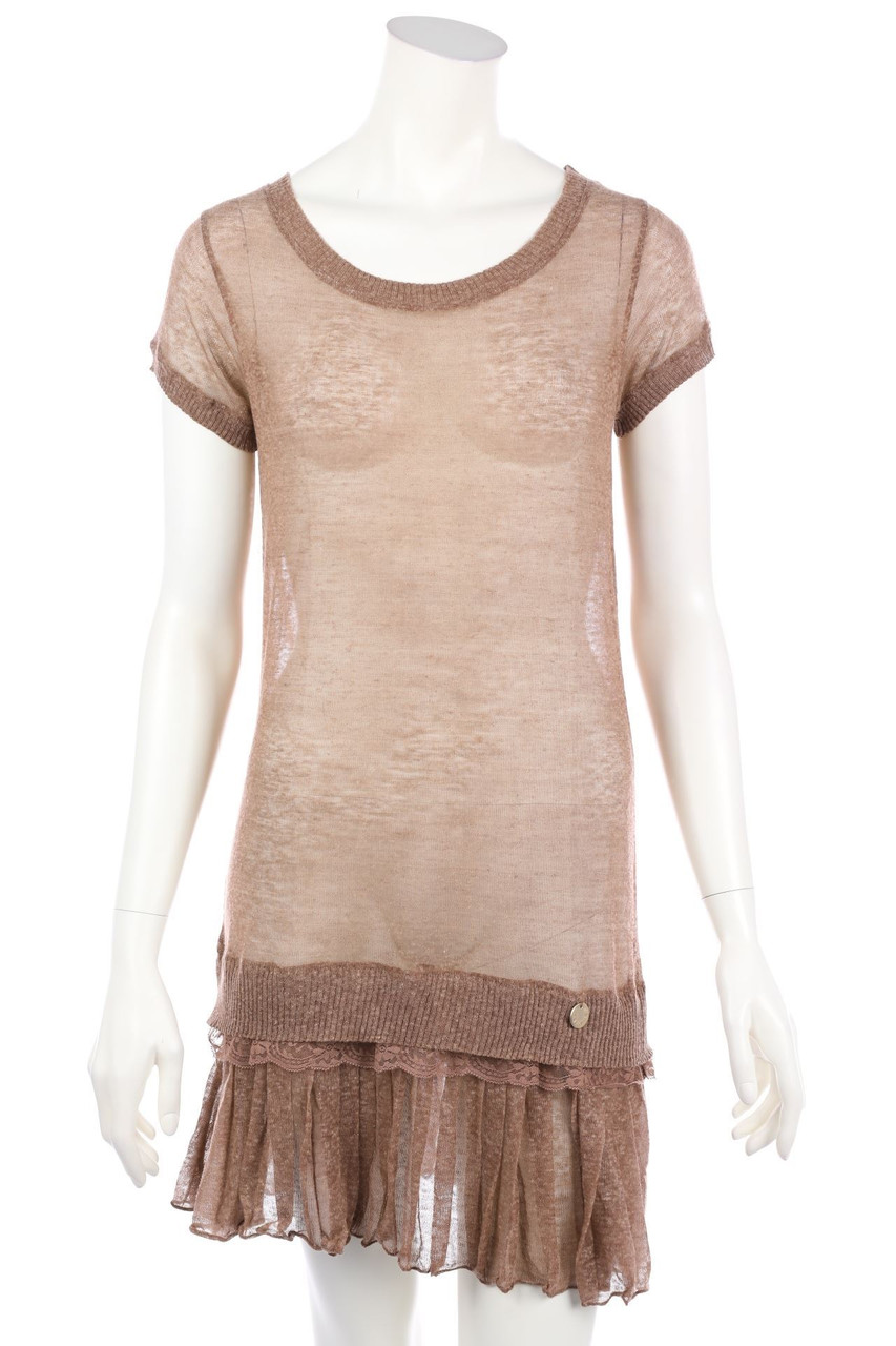 REBEL QUEEN by LIU JO - Knit Dress, Linen Mix - D 36