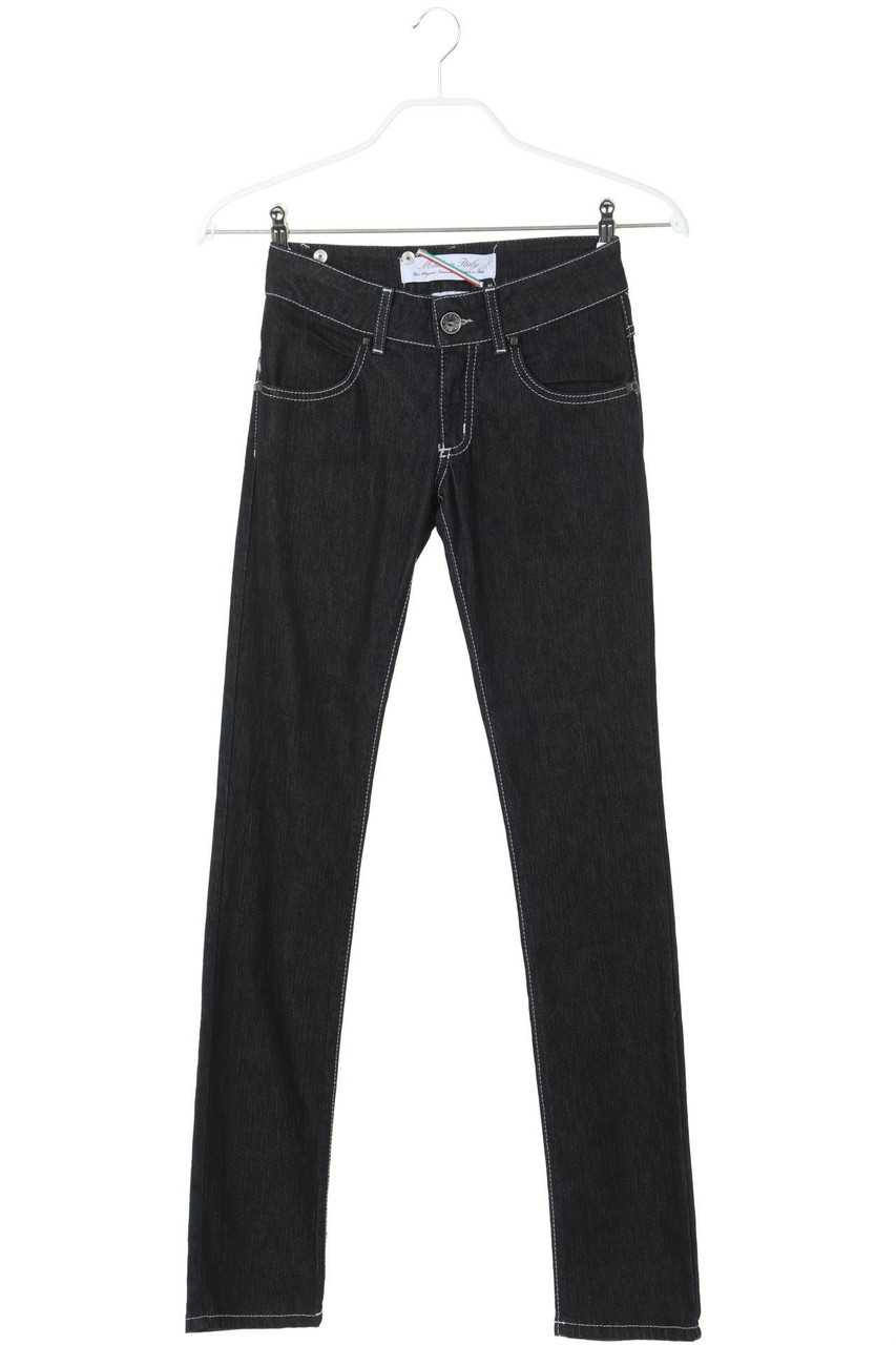 MET - Dark Denim Skinny-Jeans, quilted - W25