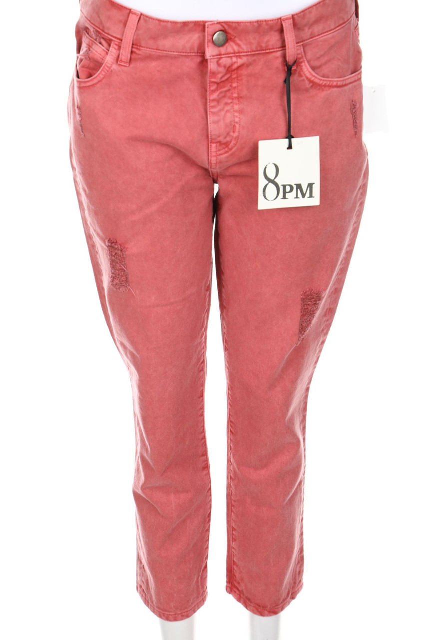 8PM - Straight Cut Destroyed Jeans - S