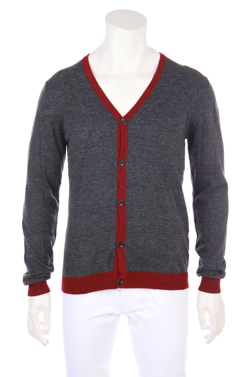 DAVID NAMAN - Cardigan mit Angora - L