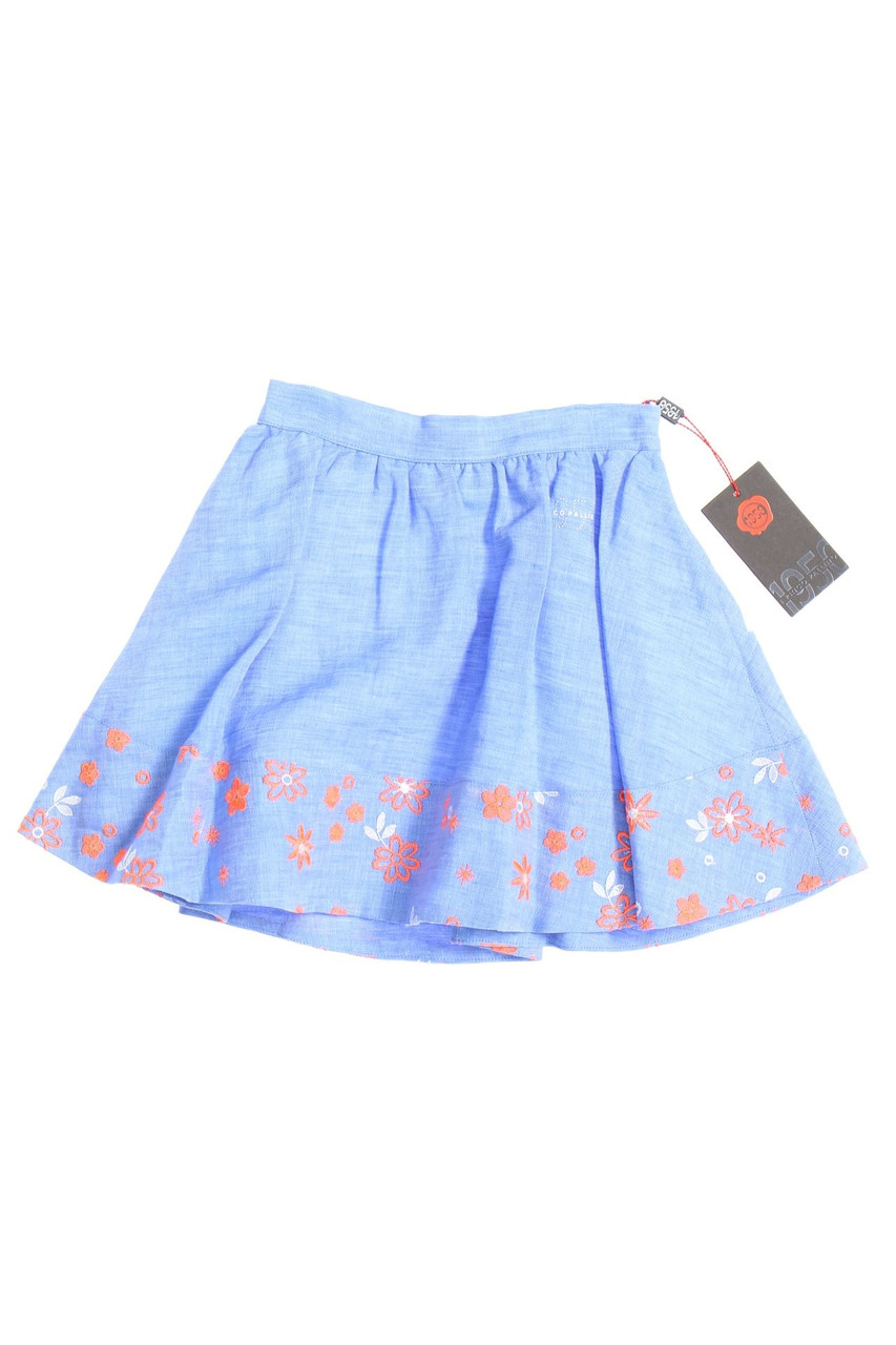 I PINCO PALLINO - Linen skirt with floral print - 122