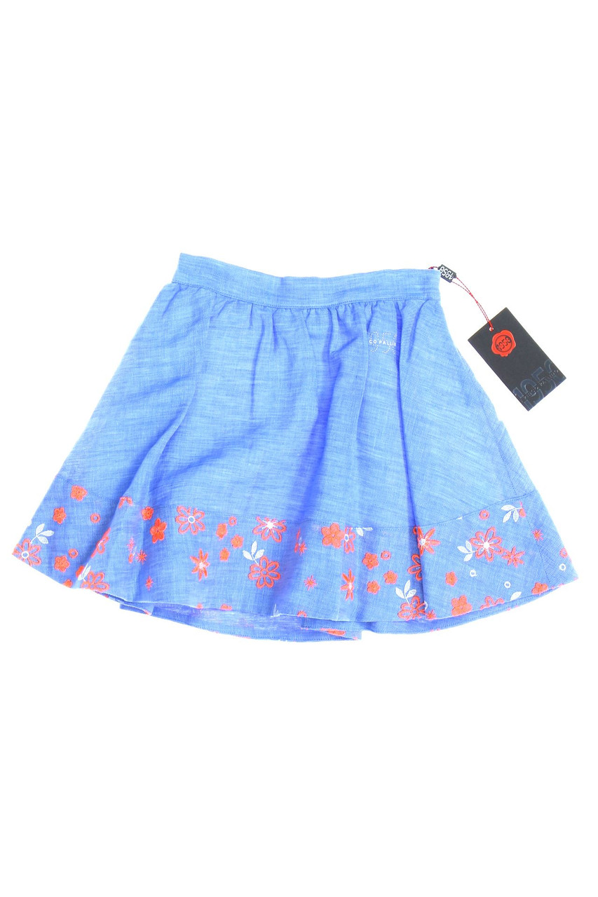 I PINCO PALLINO - Linen skirt with floral print - 122